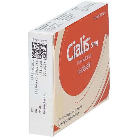 Cialis 5 Mg 14 St Mit Dem E Rezept Kaufen Shop Apotheke