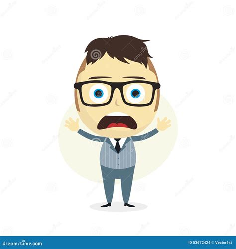 Clueless Businessman Vector Illustration | CartoonDealer.com #53671814