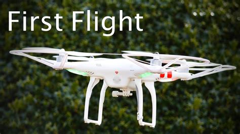 First Flight Dji Phantom 1 Drone Hd Youtube