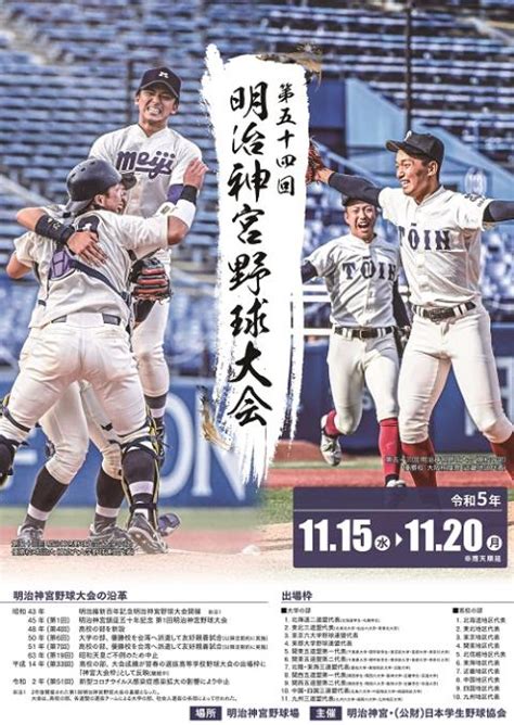 第五十四回 明治神宮野球大会 メイジジングウヤキュウタイカイ チケットぴあ[スポーツ 野球のチケット購入・予約]