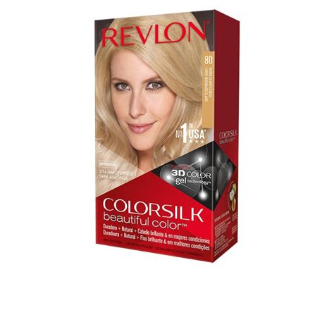 Colorsilk Tinte Permanente Sin Amoniaco N 80 Rubio Claro Cenizo Revlon