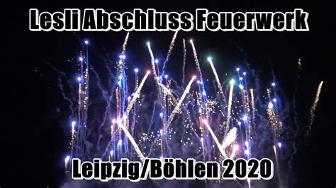 Lesli Vorschießen 2020 I Abschluss Feuerwerk I Leipzig Böhlen I PyroMan