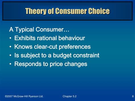 Ppt Chapter 5 Consumer Choice And Utility Maximization Powerpoint