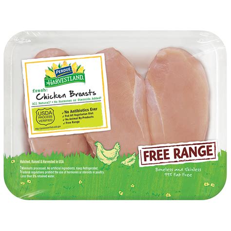 Perdue® Harvestland® Free Range Boneless Skinless Chicken Breasts 86829 Perdue®