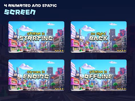 Roblox Animated Stream Package Stream Overlay Twitch Roblox Noob