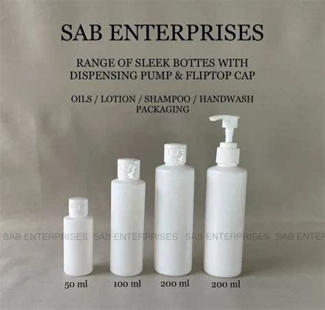 Ml Hdpe Sleek Bottle At Best Price In Vasai By Sab Enterprises Id