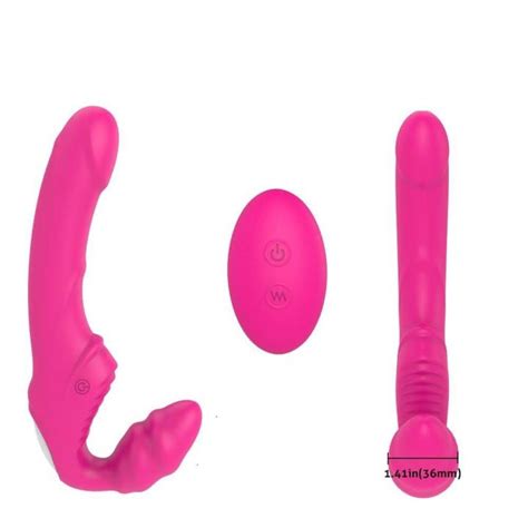 Jacolls Ftf Double Dildo Vibrator Female To Female Strapless Strapon