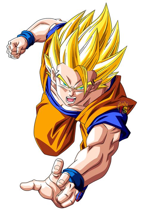 Goku Ssj V Dbkai Render By Fradayesmarkers On Deviantart