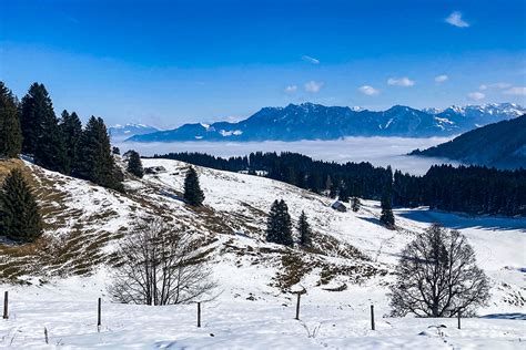 Wanderidee Ch Schneeschuhtour Schneeschuhwanderung Lberg