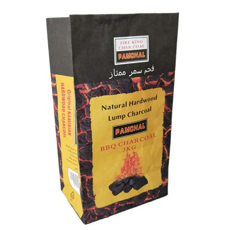 10kg 15kg 35lb Hardwood Lump Charcoal Packing Paper Bag Bbq 3kg 5kg Charcoal Bags China 10kg