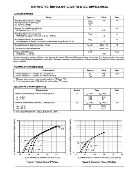 Ma V V Schottky Barrier Dioden Rectifier Sod Mbr Lt G