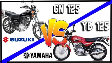 GN 125 SUZUKI VS YB 125 YAMAHA RENDIMIENTO DE COMBUSTIBLE YouTube