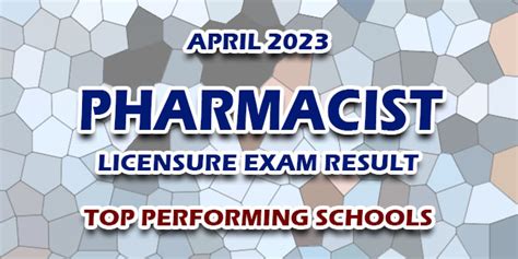 Pharmacist Licensure Exam Result April 2023 Top Performing Schools Newsfeed