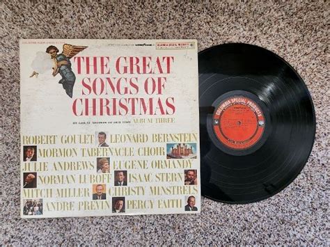 33 Rpm Vinyl The Great Songs Of Christmas Vol 3 Robert Goulet Julie