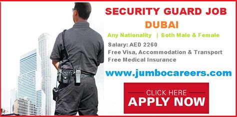 Security Guard Vacancy In Dubai With Free Visa And Accommodation