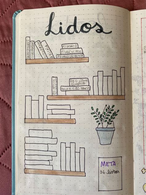 Pin Em Caderno De Leituras