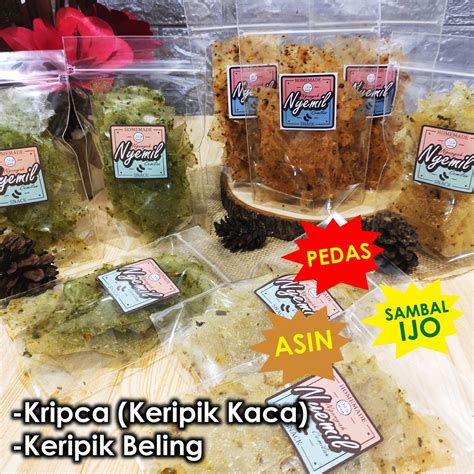 Jual Keripik Kripca Kripik Kaca Kripik Beling Snack Cemilan Renyah