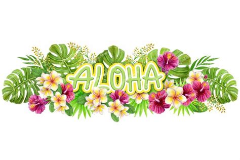 Hawaiian Aloha Clip Art