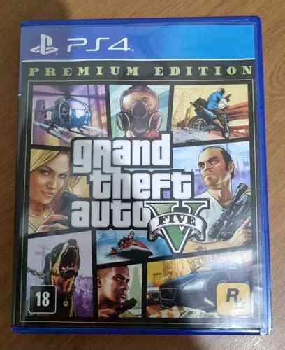 Grand Theft Auto V Premium Edition Gta Ps M Dia F Sica Venda Em