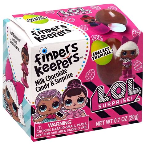 Lol Surprise Finders Keepers Milk Chocolate Egg Candy Toy Surprise