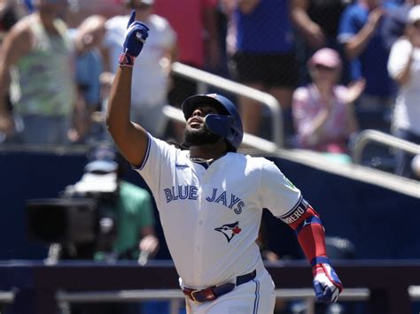 Blue Jays Vladimir Guerrero Jr Ignites Offence With Homer Sault