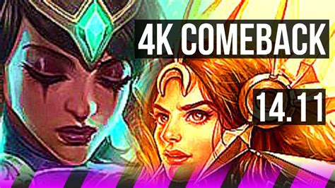 KARMA Xayah Vs LEONA Draven SUP 4k Comeback 800 Games 3 6 31