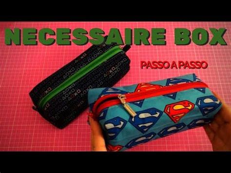 Necessaire Box Sem Vi S Jeito Mais F Cil Estojo Box Youtube