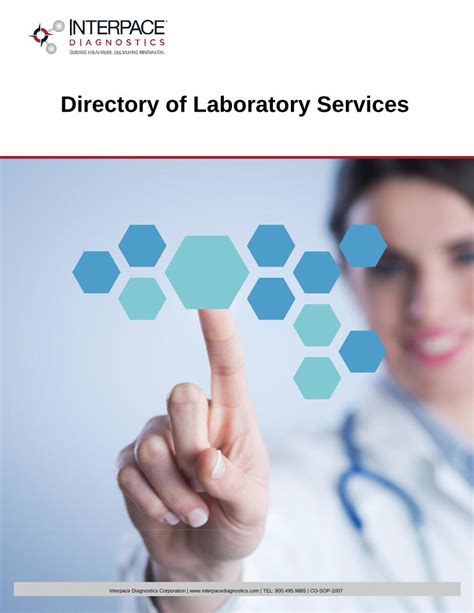 Pdf Directory Of Laboratory Services Interpace Fixatives Include