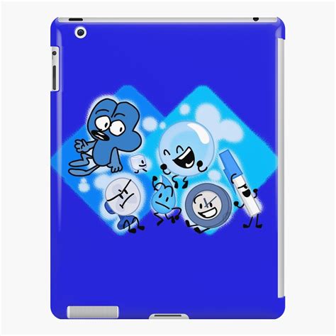 Bfdi True Blue Friends Characters Ipad Case And Skin For Sale By