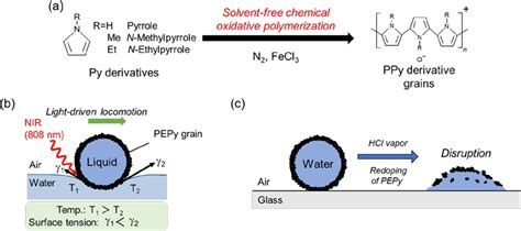 Synthesis Of Polypyrrole And Its Derivatives As A Liquid Marble