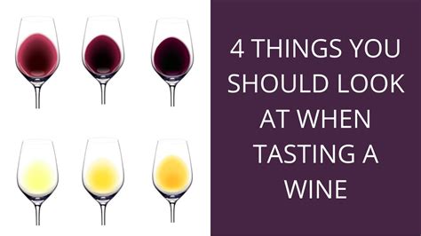 4 Key Things To Look At When Tasting Wine Youtube