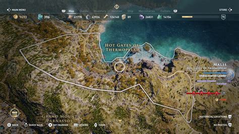 Assassins Creed Odyssey Historical Locations Maps [in Progress