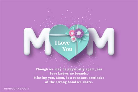 Missing You Quotes For Mom - Hip Hoo-Rae