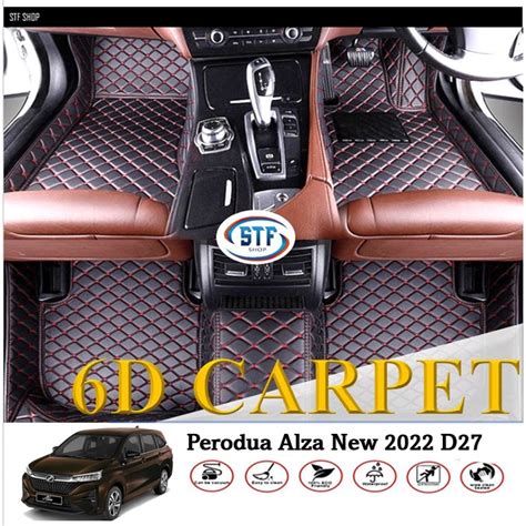 Perodua Alza New Present D Row Carpet Car Mat Boot Mat D