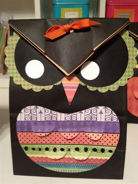 Halloween Owl Treat Bags For 1st Grade Class Owl Treat Bags Owl