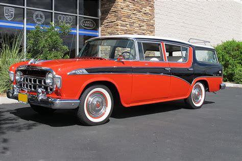 Nash Rambler Cross Country Station Wagon Red Cross Station