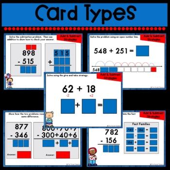 Patriotic Addition And Subtraction Strategies And Properties Boom