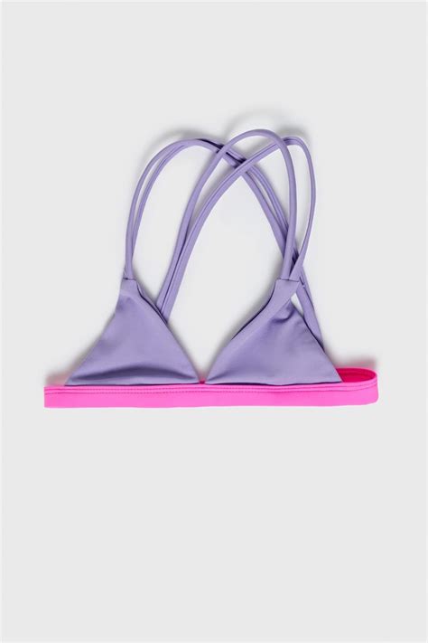 Tyess Kız Çocuk Lila Bikini Üstü