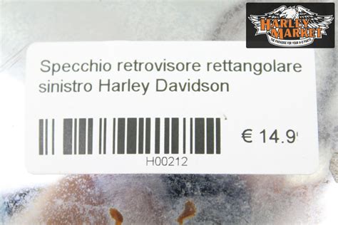 Specchio Retrovisore Rettangolare Sinistro Harley Davidson Desmo Market