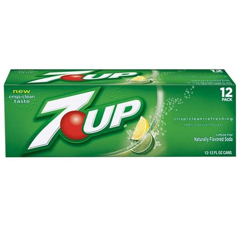 7 Up Lemon Lime Soda 12 Ounce 12 Cans