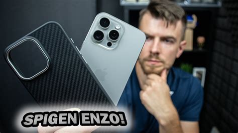 PRAWIE IDEALNE ETUI DO IPHONE 15 16 PRO MAX CZYLI SPIGEN ENZO ARAMID