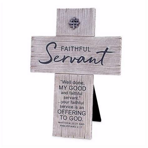 Lighthouse Christian Products 138258 Faithful Servant Iii Mdf Desktop