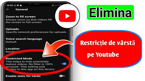 Cum să eliminați restricția de vârstă pe Youtube 2024 Setări de