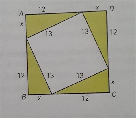 A Figura Abcd Um Quadrado Dele Foi Retirado Outro Quadrado Cujo Lado