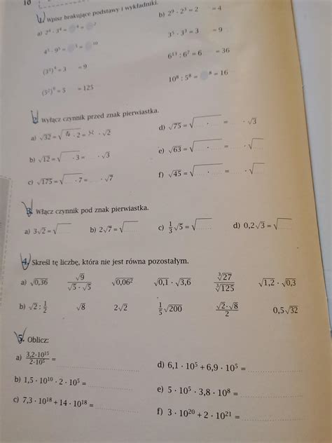 Str 10 kl8 matematyka proszę o szybką odpowiedź z góry dziękuję