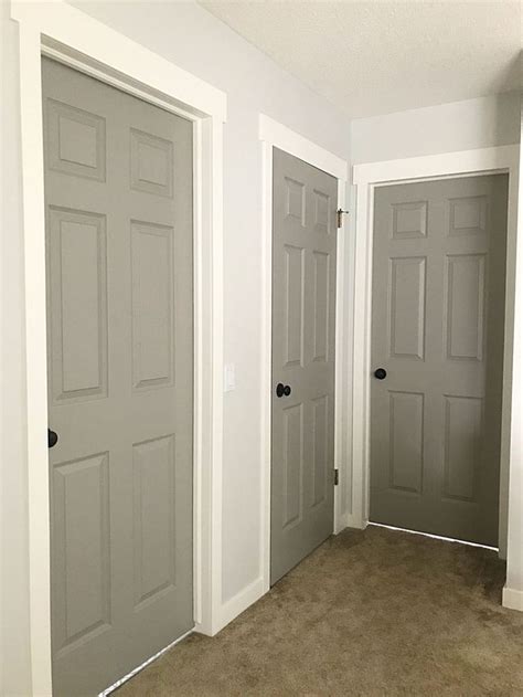 Grey Interior Doors Diy Interior Decor Grey Doors Home Interior