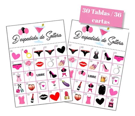 Lotería Imprimible Despedida De Soltera Archivo En Pdf en venta en