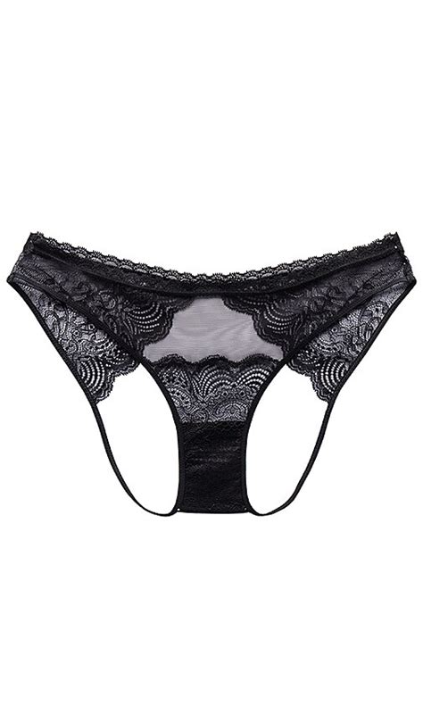 MAISON CLOSE La Directrice Naked Panty In Black REVOLVE