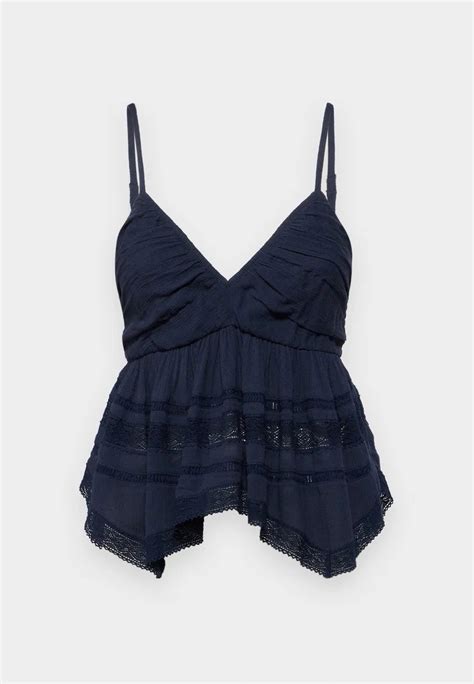 Hollister Co Bare Showstopper Babydoll Top Ufo No More