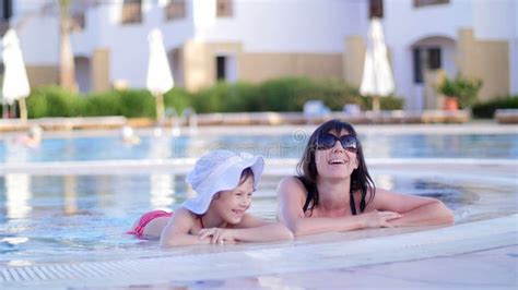 Mother And Daughter In Hot Tub Stock Video Video Of Mother Smiling